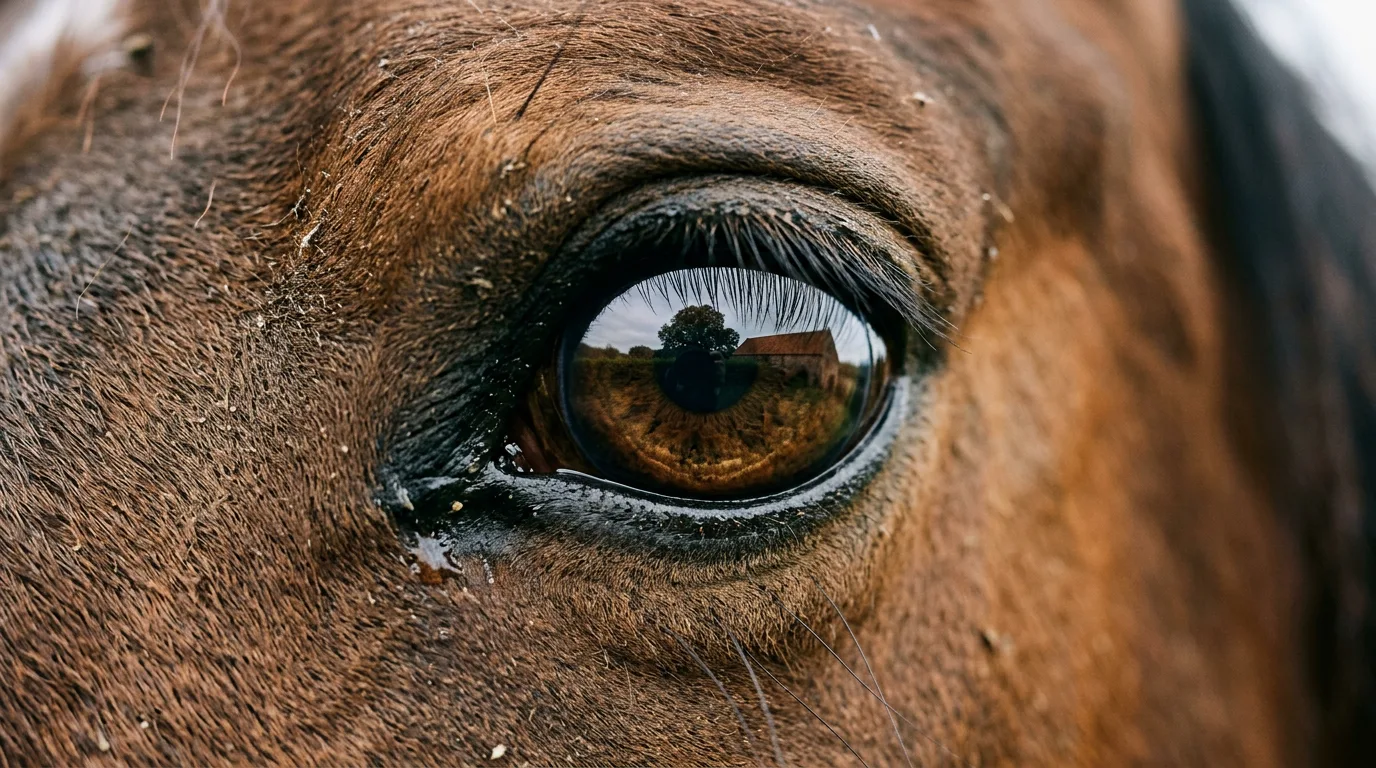 Un regard de cheval, Écuries du Marais - Écurie Berger, Morestel