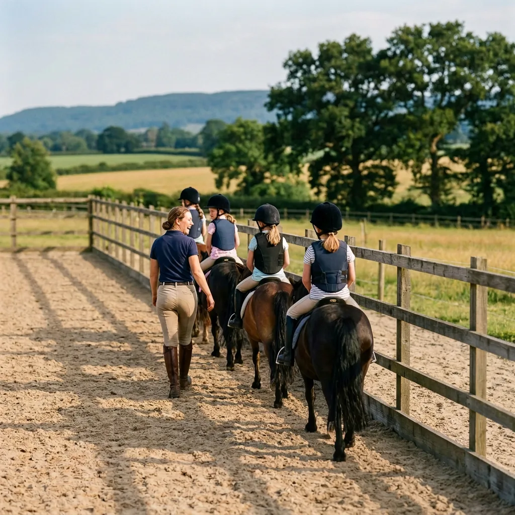 Cours de poney à Morestel, Isère